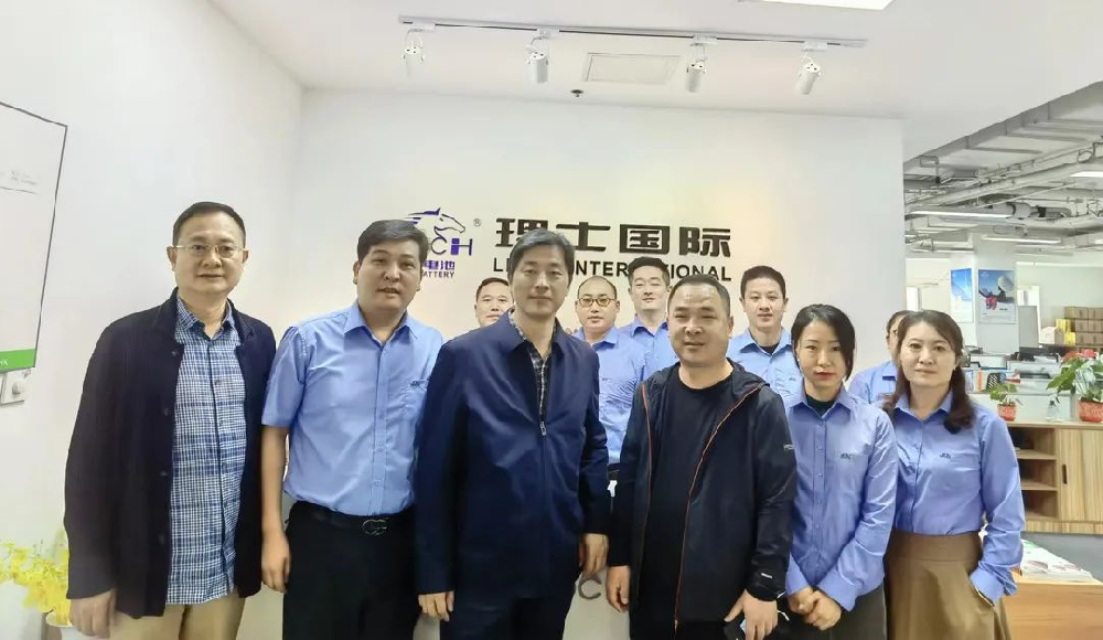 濉溪县委书记郭海磊莅临理士电池指导工作